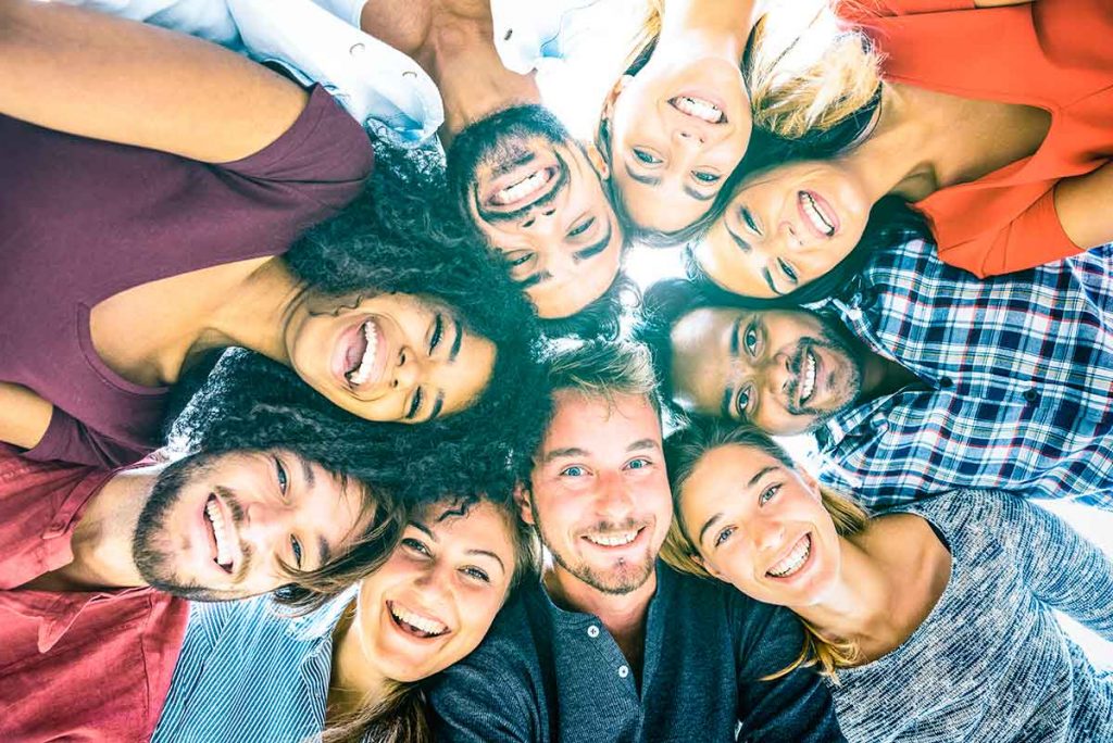 Grupo de estudiantes internacionales