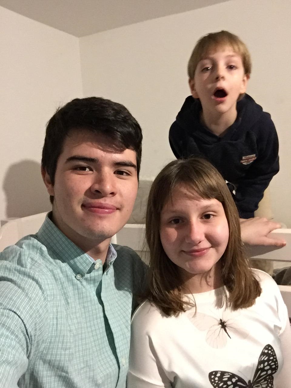 Participante del programa Nanny con una familia anfitriona